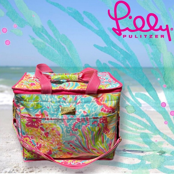 lilly pulitzer insulated cooler bag spot ya